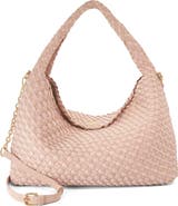 Dune London Deliberate L Woven Shoulder Bag