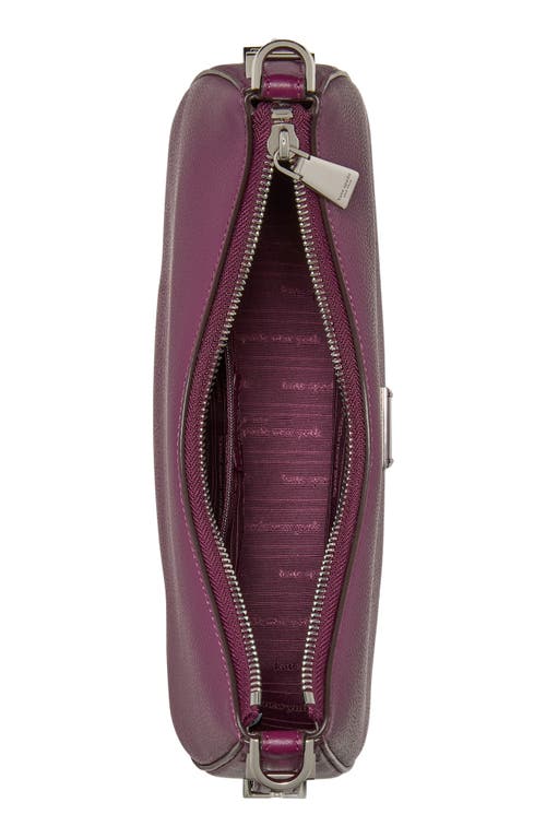 Kate Spade New York Liv Pebble Leather Convertible Shoulder Bag In Purple