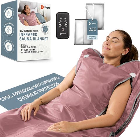 BioRemedy Infrared Sauna Blanket Portable Full Body Detox & Relaxation
