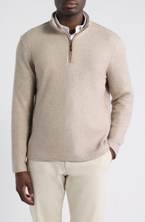 Dalton Mélange Quarter Zip Pullover