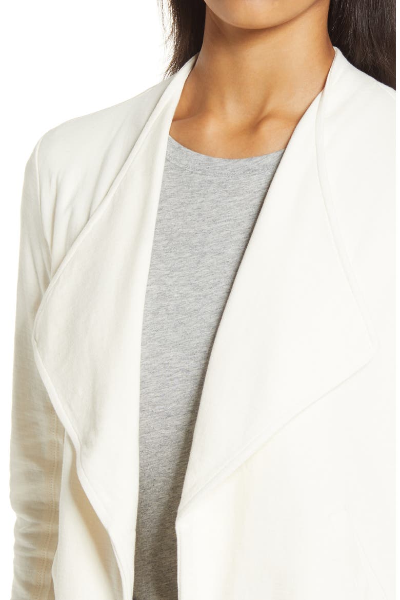 Drape Collar Knit Blazer, Alternate, color, IVORY PRISTINE