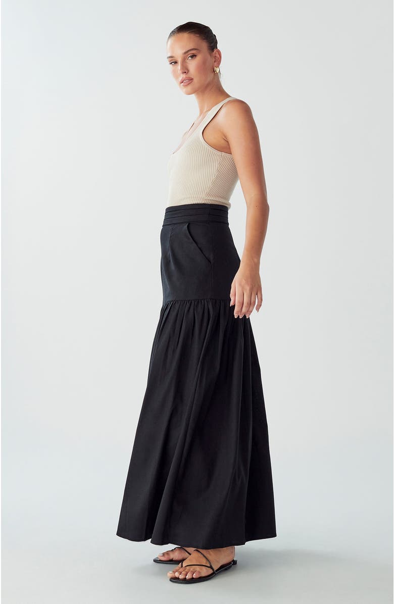 WILLA Valencia Skirt, Alternate, color, Black