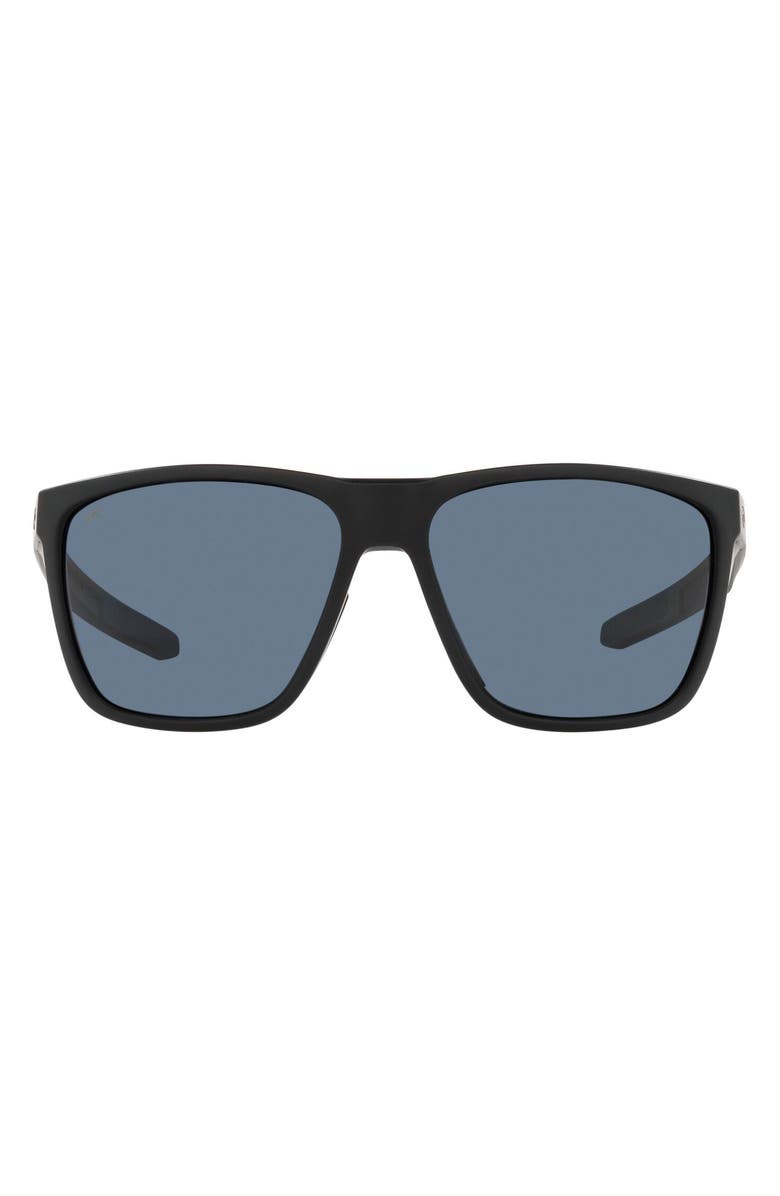 Costa Del Mar 62mm Polarized Square Sunglasses, Main, color,