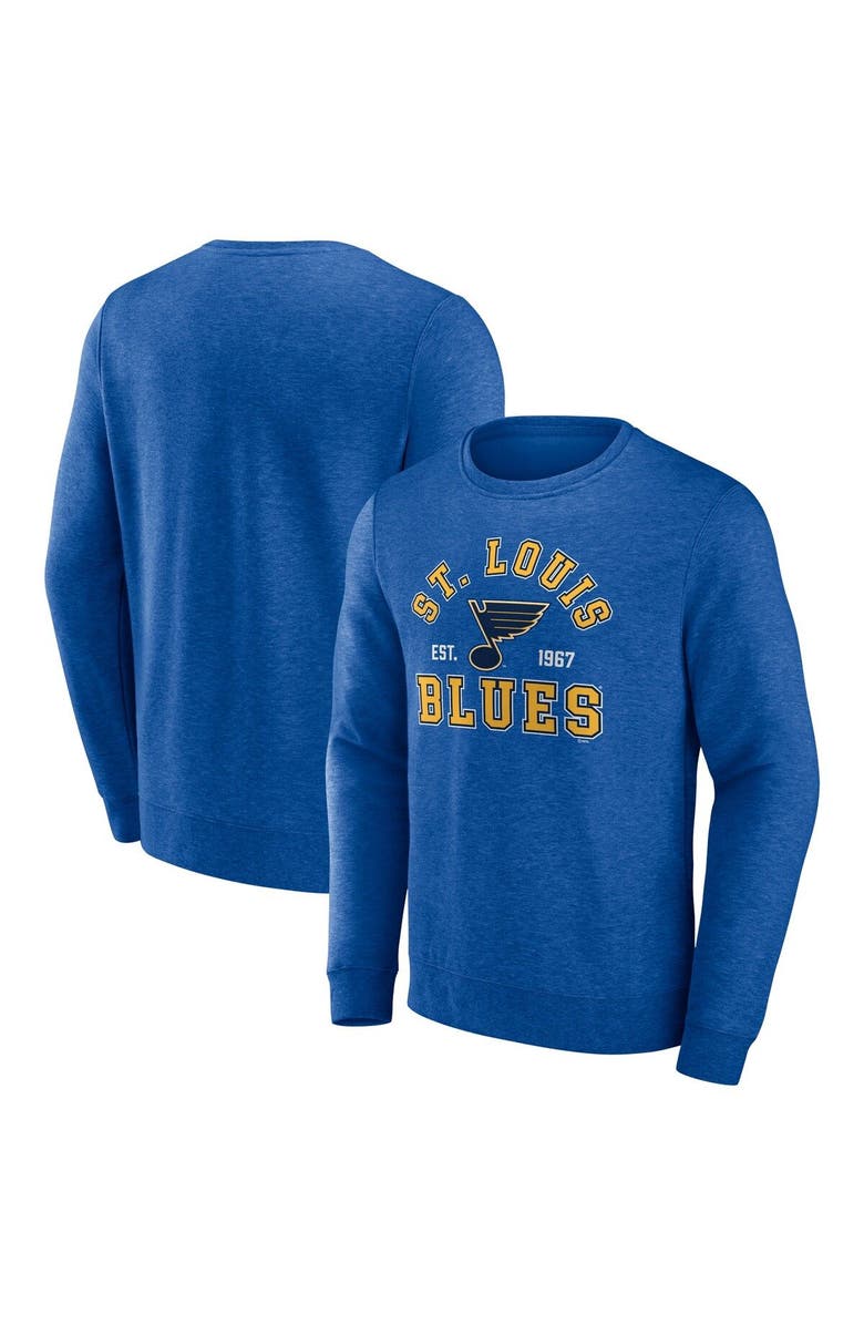 FANATICS Men's Fanatics Branded Royal St. Louis Blues Classic Arch Pullover Sweatshirt, Main, color, 