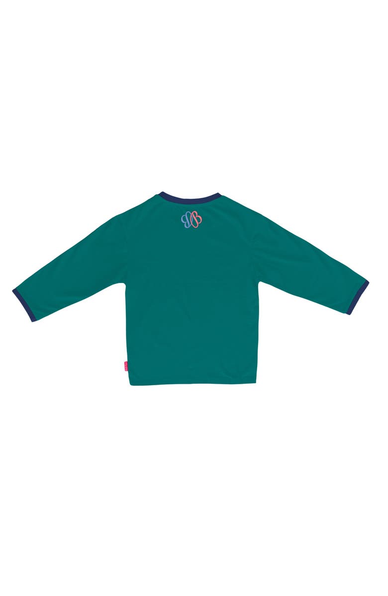 Bits & Bows Reindeer Games Long Sleeve T-Shirt, Alternate, color, Green