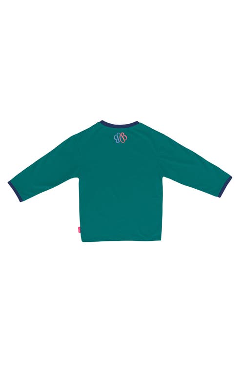 Bits & Bows Reindeer Games Long Sleeve T-shirt In Gray