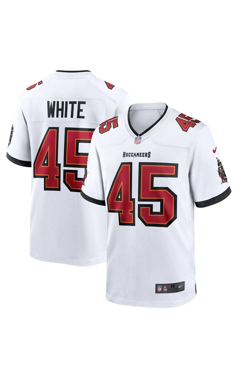 Nike Men's Nike Devin White White Tampa Bay Buccaneers Game Jersey, Alternate, color, 