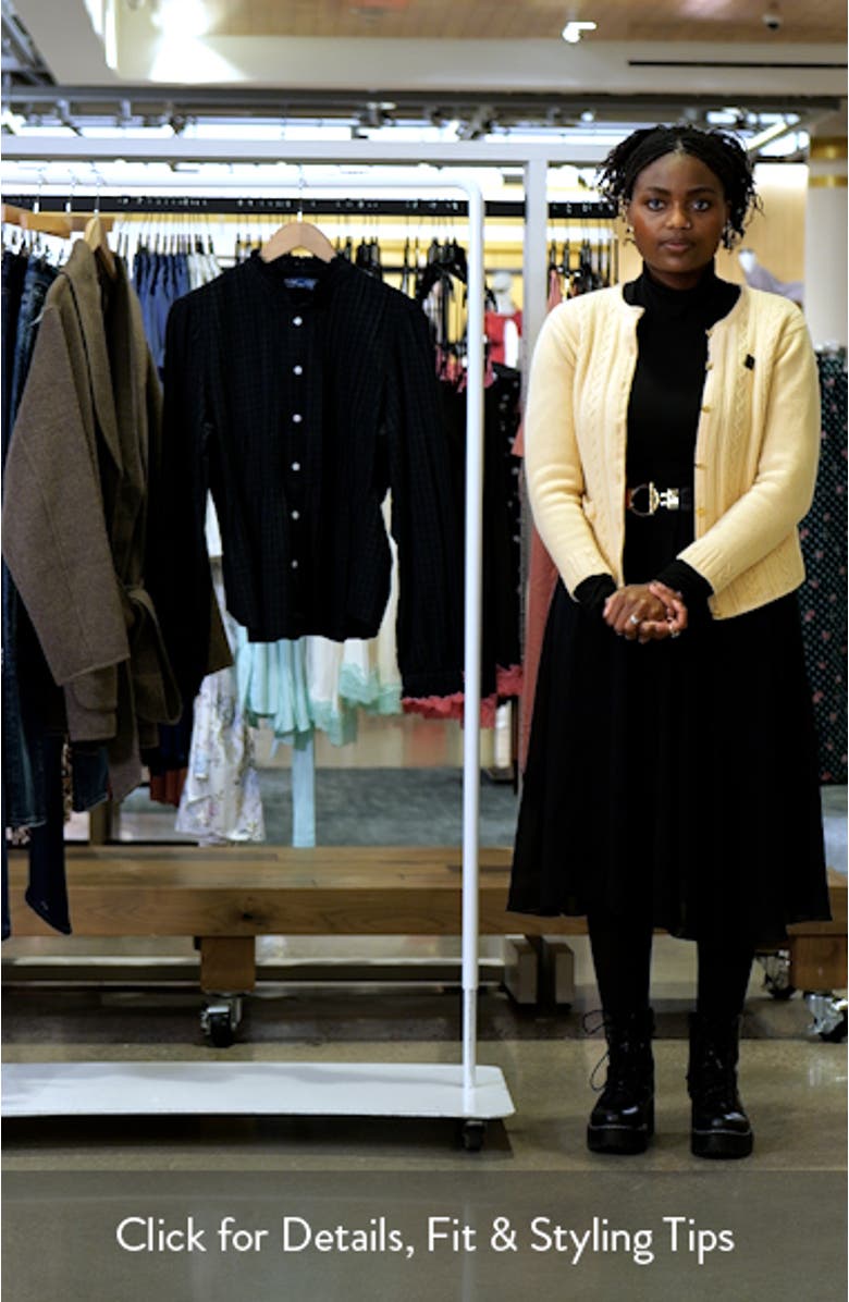 Plaid Long Sleeve Peplum Button-Up Shirt, sales video thumbnail