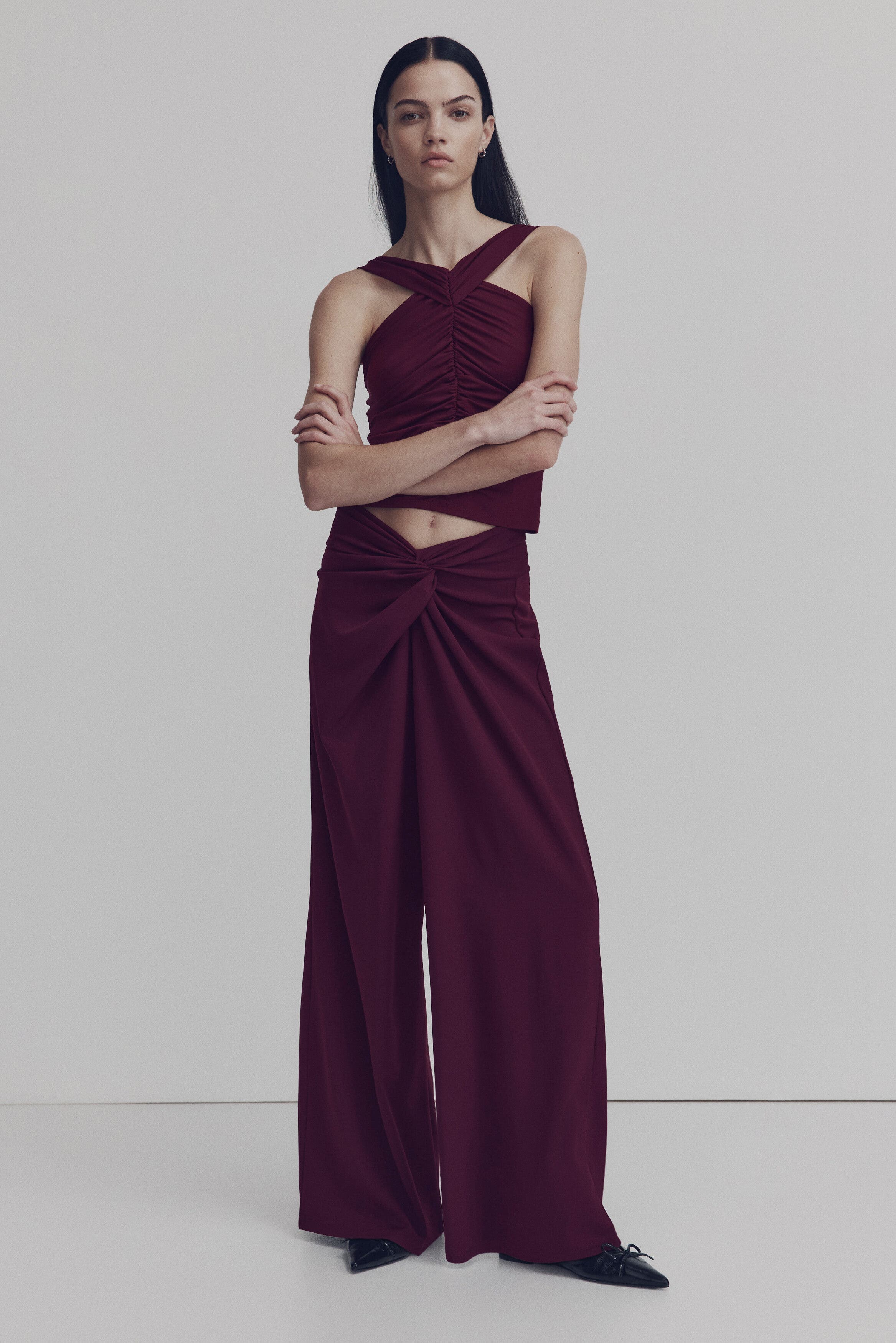 Twisted-detail Trousers - image 4