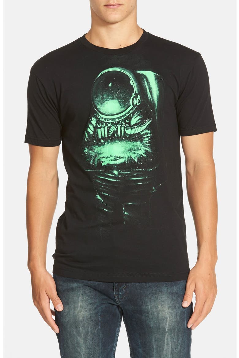 'The Keeper' Graphic T-Shirt, Main, color, BLACK/ GREEN