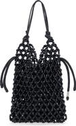 STAUD Karla Crystal Beaded Shoulder Bag