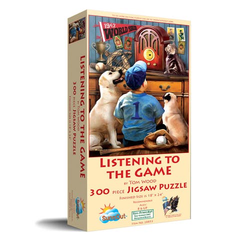 Listening to the Game 300 piece Jigsaw Puzzle for Adults