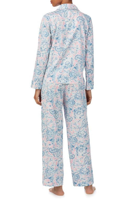 Ralph Lauren Lauren Print Cotton Blend Pajamas In Multi