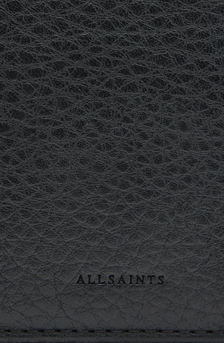 AllSaints Fetch Leather Chain Wallet, Alternate, color, 