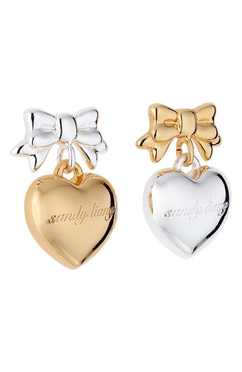 Sandy Liang Ballerina Mismatched Drop Earrings