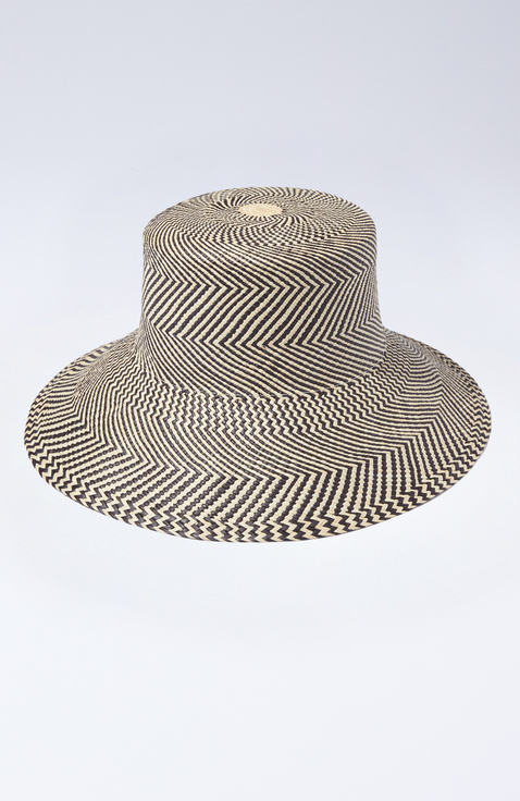 Woven Straw Bucket Hat