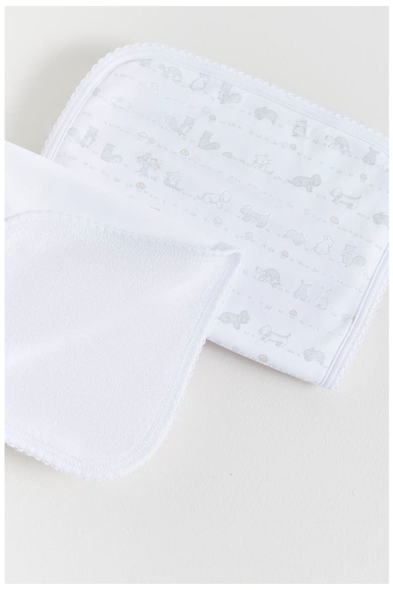 Premium Peruvian Pima Cotton In The Woods Burp Cloth 2-Pack for Infant, Alternate, color, Grey