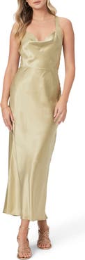 PAIGE Marcel Silk Blend Maxi Dress