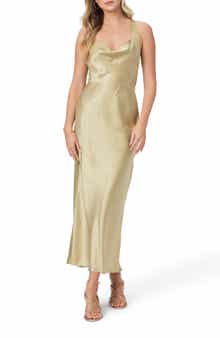 PAIGE Marcel Silk Blend Maxi Dress