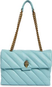Kurt Geiger London Large Soho Quilted Leather Shoulder Bag