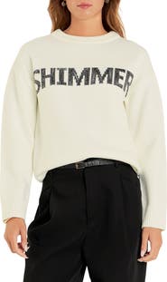 English Factory Sequin Sweater