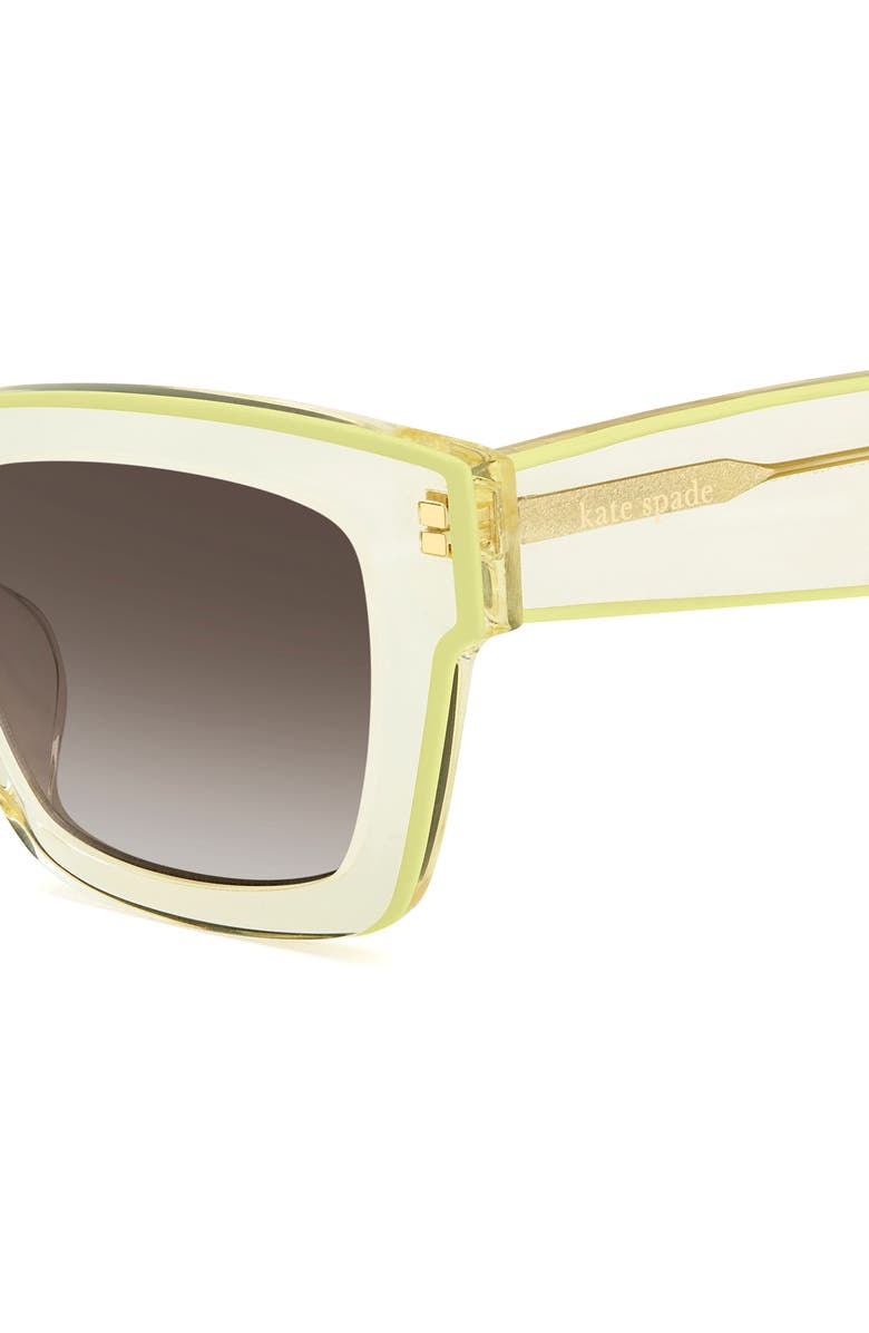 Kate Spade 51mm brynne cat eye sunglasses, Alternate, color,
