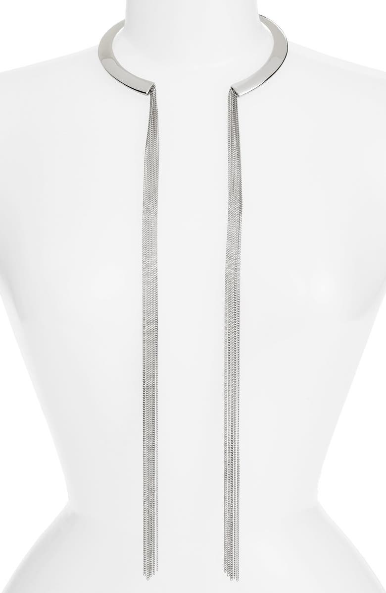 Nordstrom Fringe Collar Necklace, Main, color,