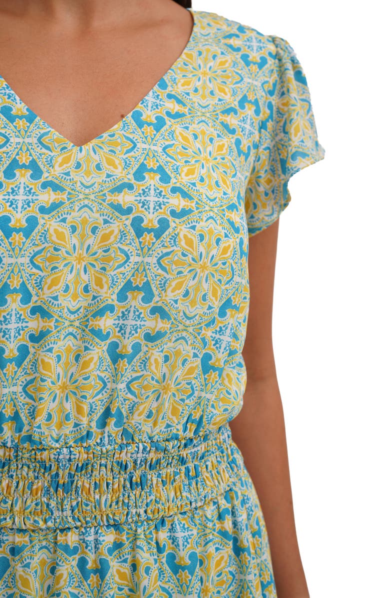 CYRUS Flutter Sleeve Midi Dress, Alternate, color, 