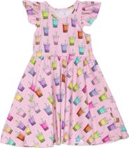 WORTHY THREADS Girls Racer Back Dress