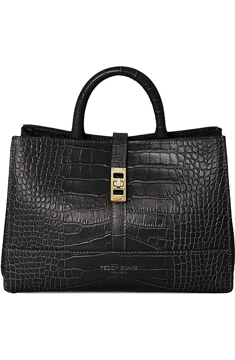 Teddy Blake Lola Croco 10", Main, color, Black