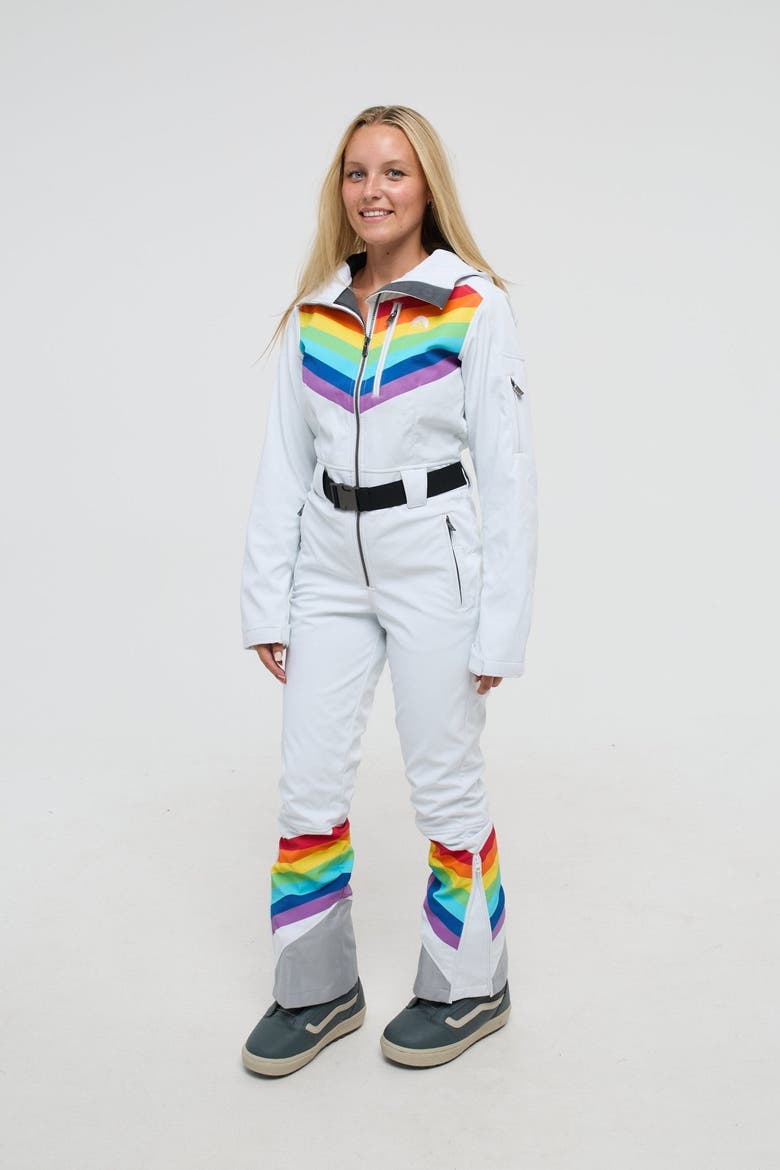 Chic Ski Suit - Rainbow Road, Alternate, color, Rainbow Road
