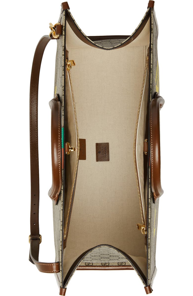 Gucci Fake/Not GG Supreme Canvas Tote, Alternate, color,