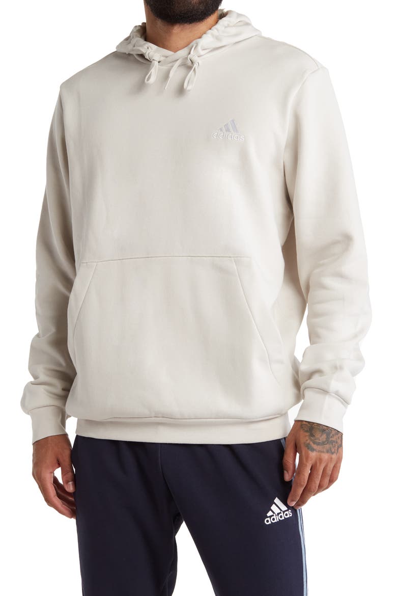 Essentials 4-Gameday Hoodie, Main, color, ALUMINA/ WHITE