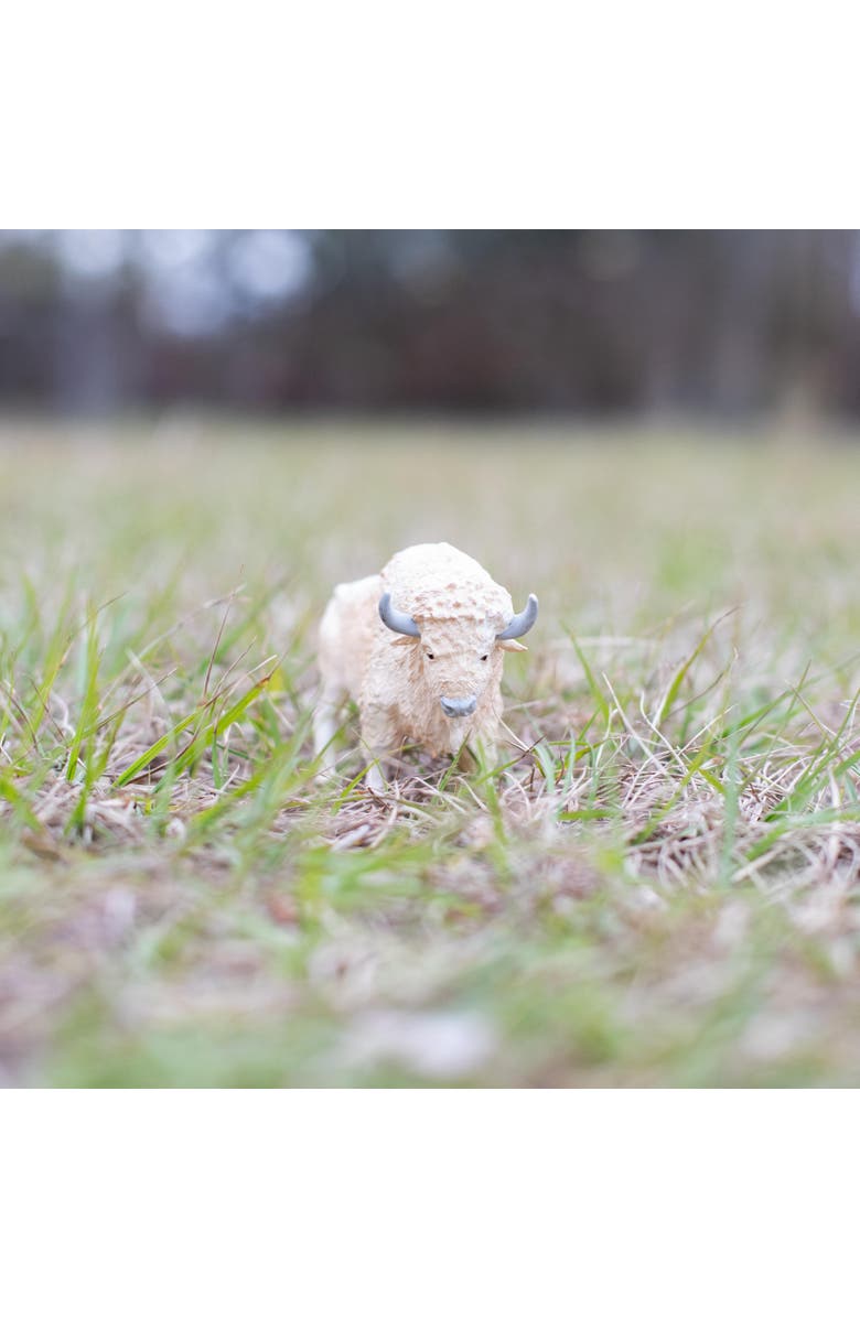 Safari Ltd. White Buffalo Kids Toy Figure, Alternate, color, NO COLOR