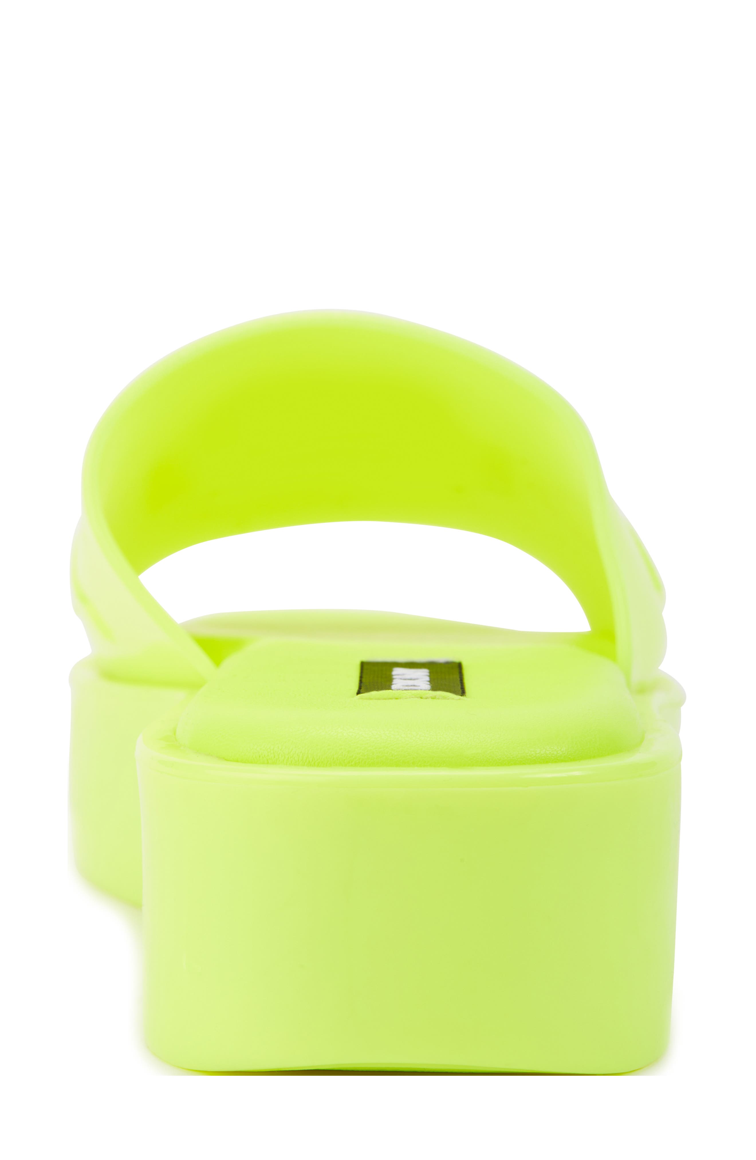 Laren Platform Slide Sandal, Alternate, color, ZEST