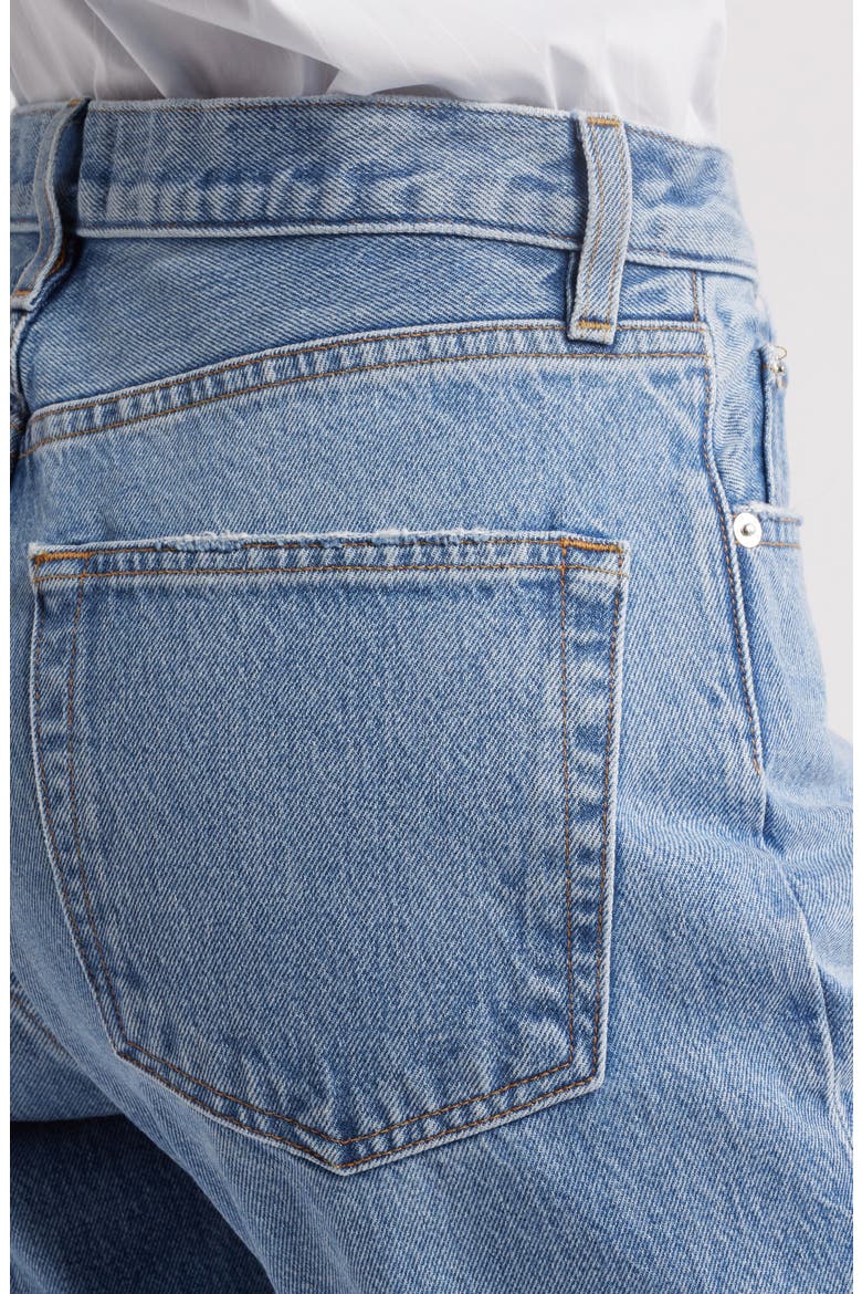 The Pixie Lax Frayed High Waist Flare Jeans, Alternate, color, ALDERTON RAW FRAY