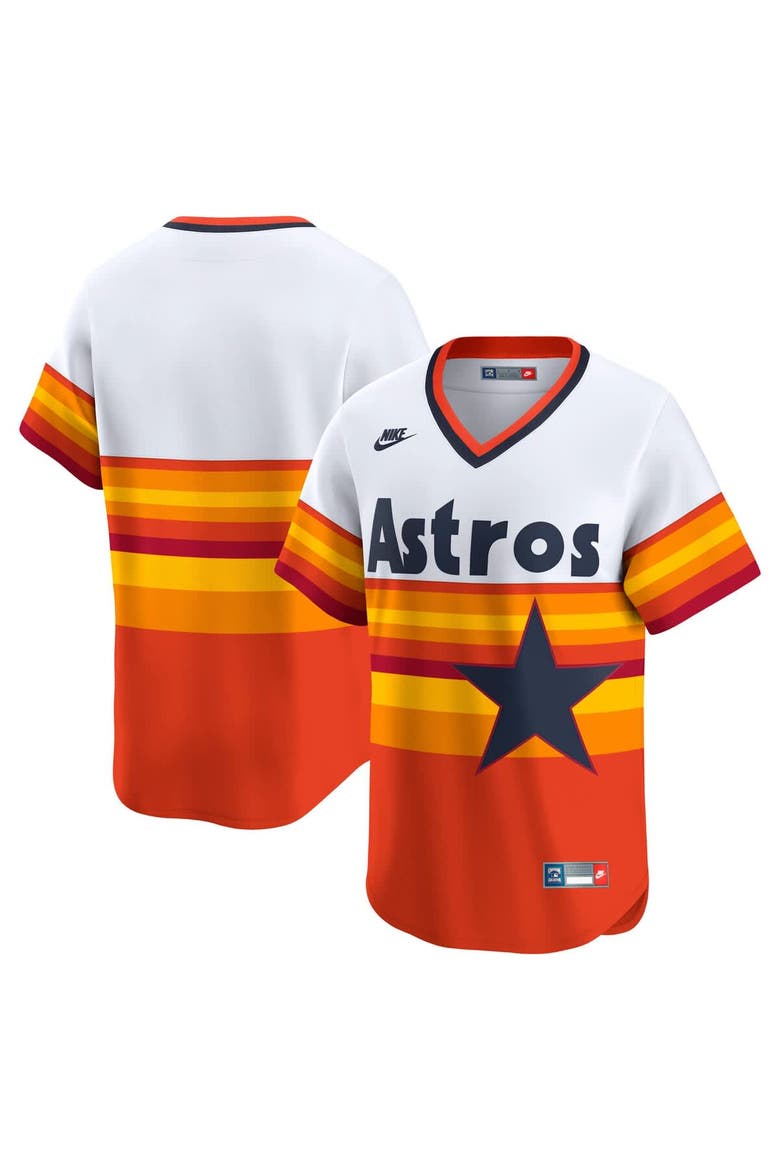 Men's Nike White Houston Astros Throwback Cooperstown Collection Limited Jersey, Main, color, White