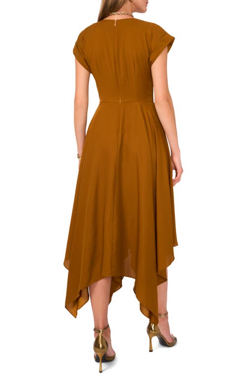Shop 1.state Front Bow Handkerchief Hem Dress In Cathay Spice