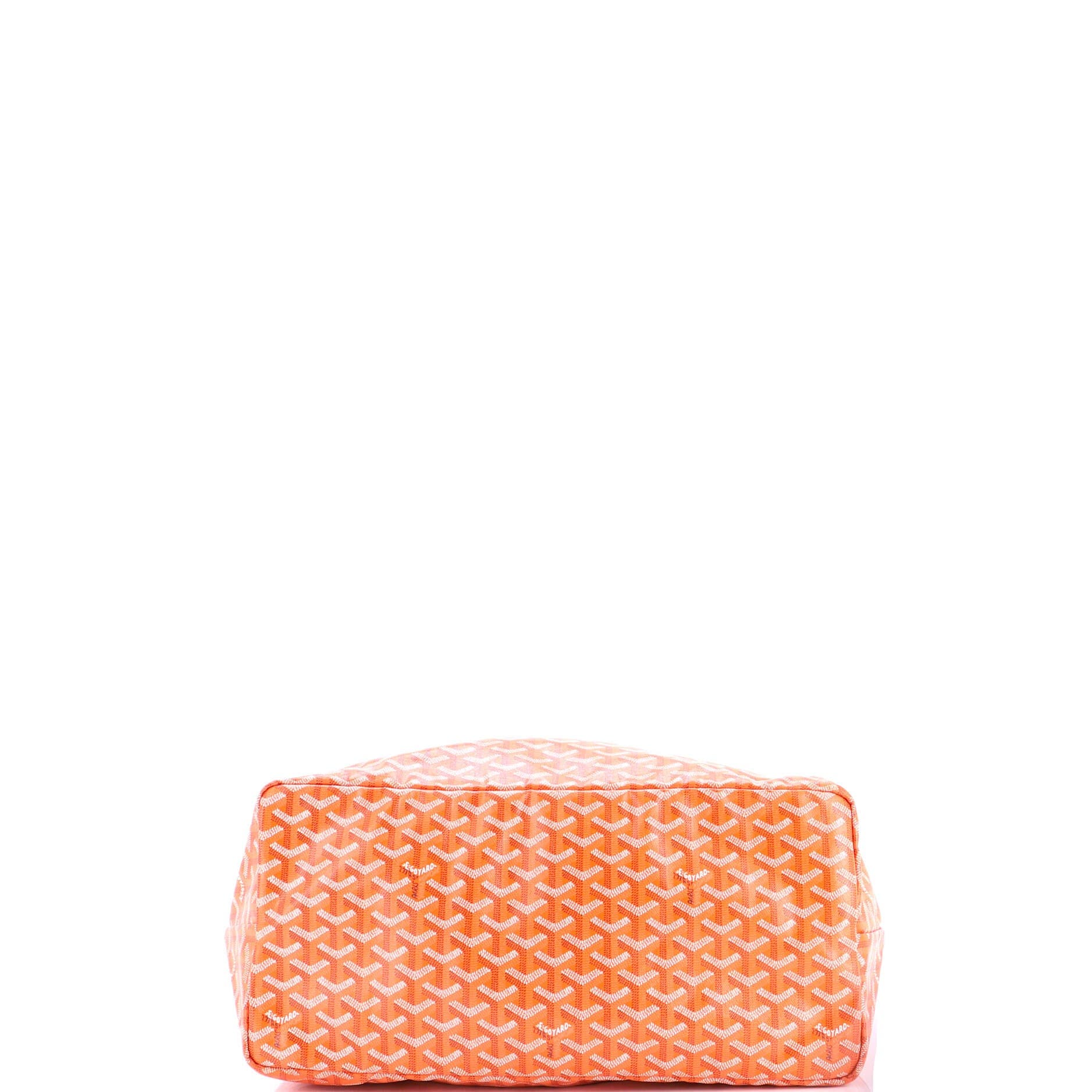 Pre-Owned Goyard Saint Louis Tote Coated Canvas GM, Alternate, color, Orange