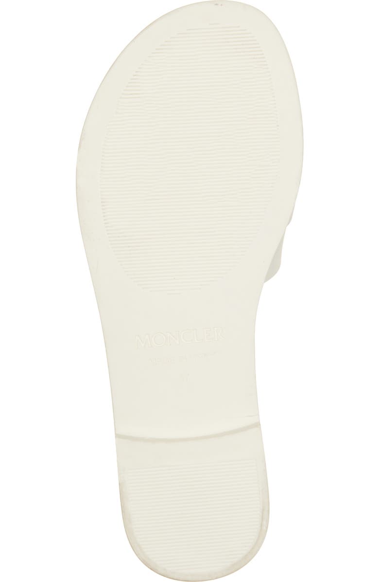 Moncler Mon Slide Sandal, Alternate, color, Gardenia