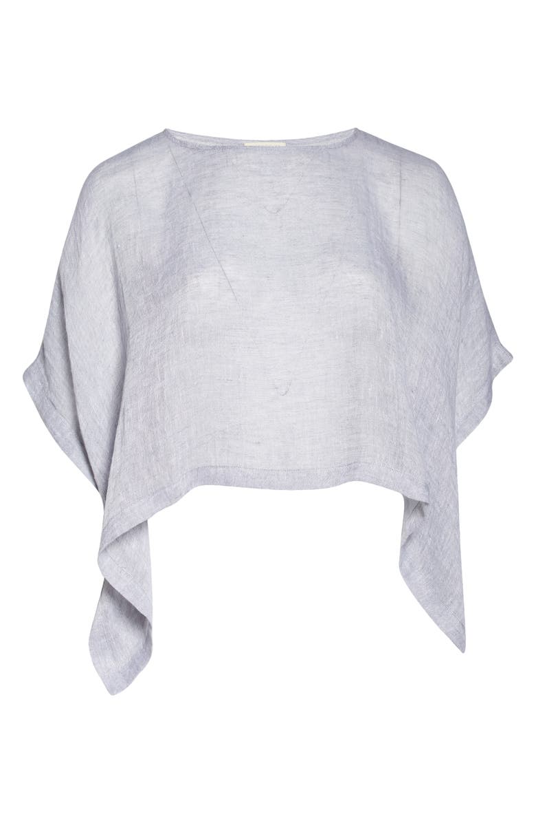 Eileen Fisher Organic Linen Poncho, Alternate, color,