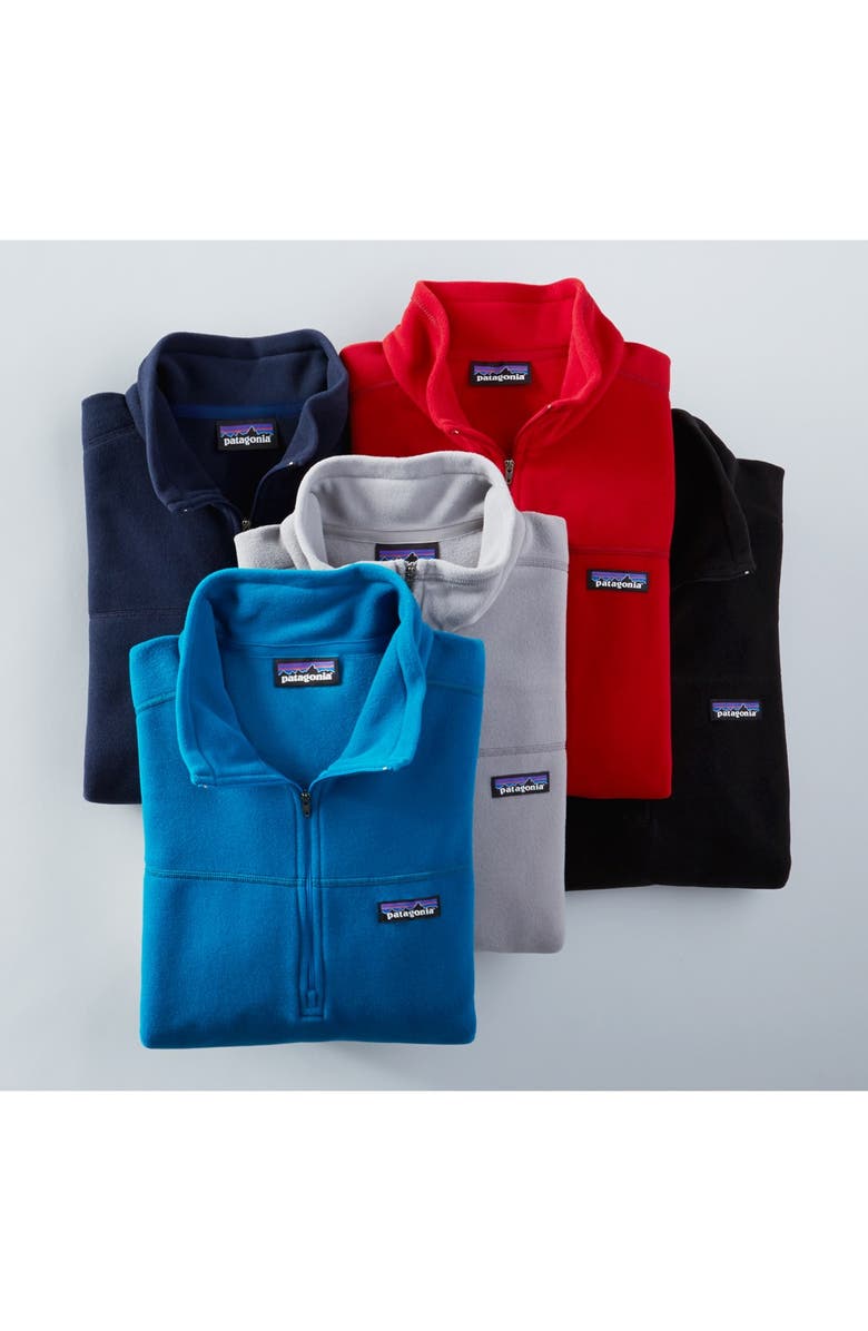 Patagonia 'Micro D' Quarter Zip Front Pullover, Alternate, color,