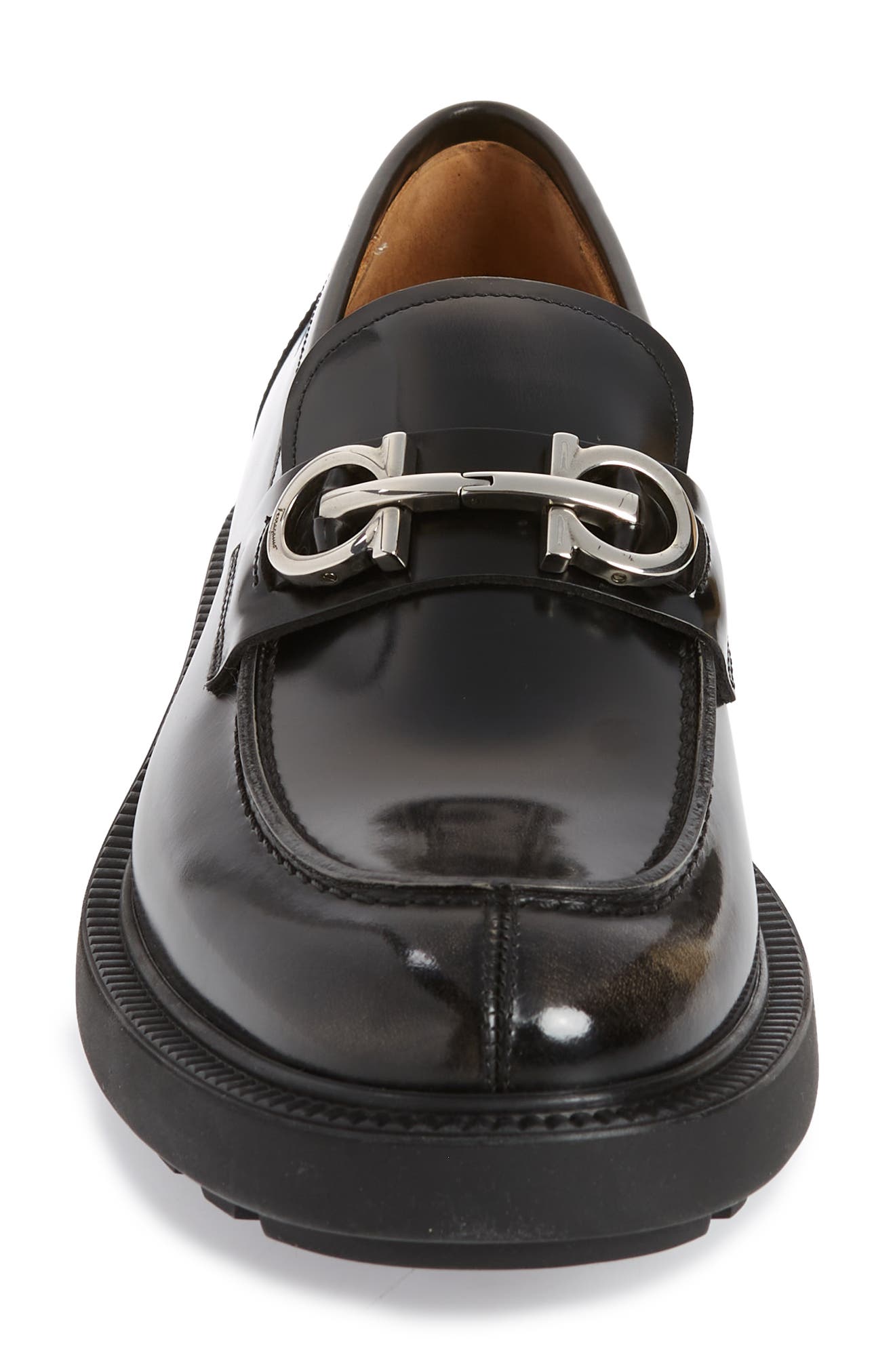 FERRAGAMO Galles Gancio Bit Loafer, Alternate, color, 