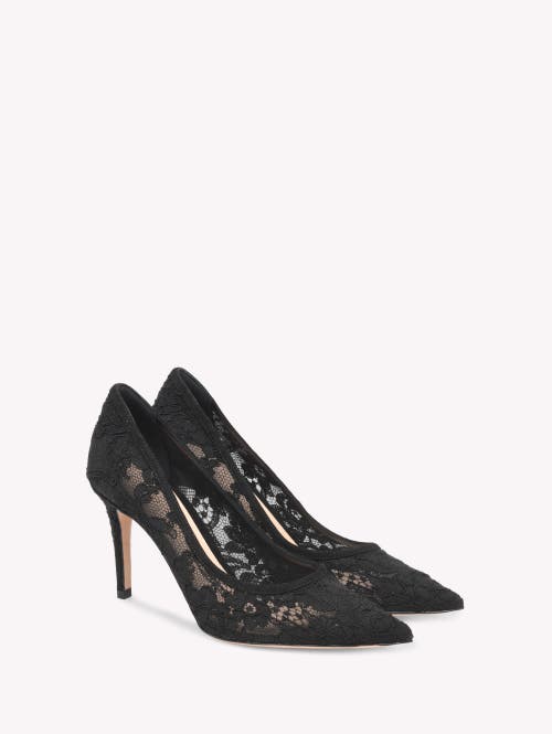 Gianvito Rossi Claudia 85 Pump In Black Textile