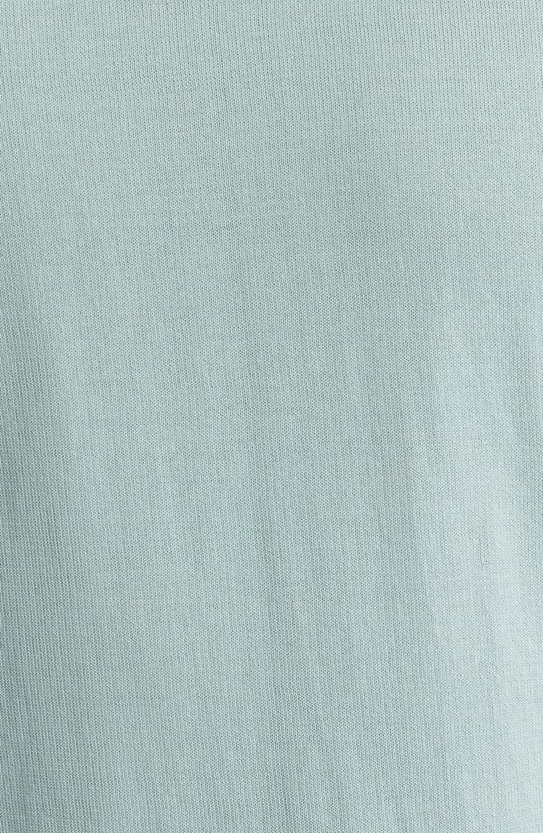 Canali Short Sleeve Cotton Crewneck Sweater, Alternate, color, Green