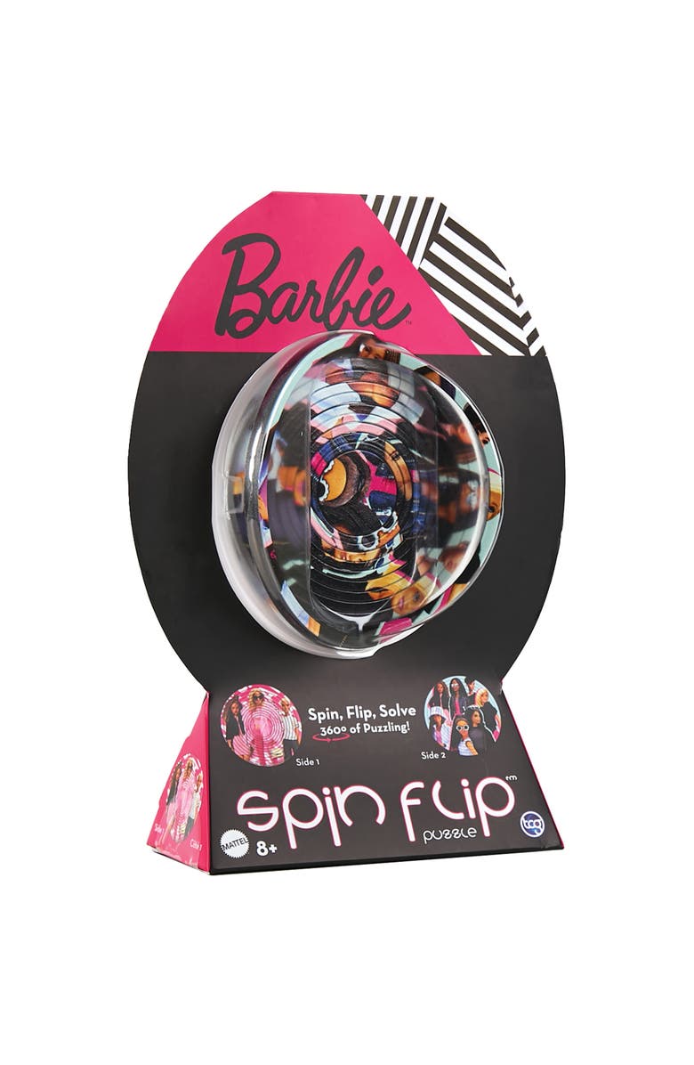 Spin Flip Barbie Fashionista 12 Rings 2In1 Doublesided Puzzle,8+, Alternate, color, Multicolored