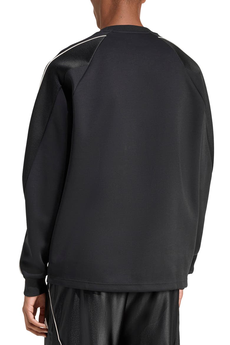 Stadium Crewneck Sweatshirt, Alternate, color, BLACK/ OFF WHITE