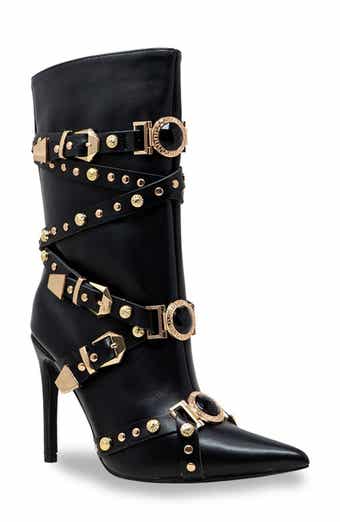 CHASE AND CHLOE Adonis Stud Embellished Boot