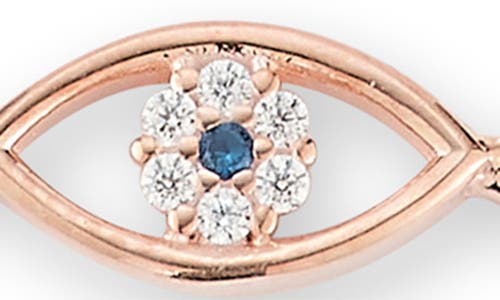 Glaze Jewelry Cubic Zirconia Evil Eye Bracelet In Gold