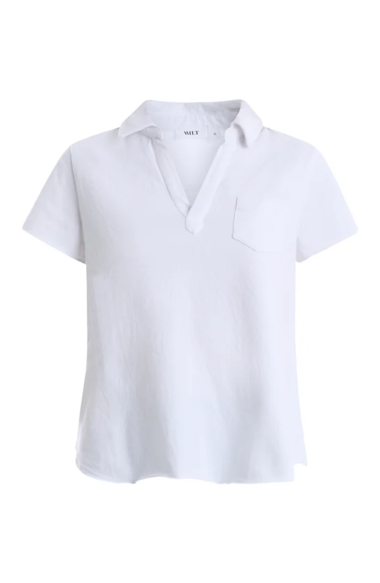 Wilt Polo With Chest Pocket, Alternate, color, White